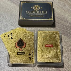 Supreme Gold Playing Cards